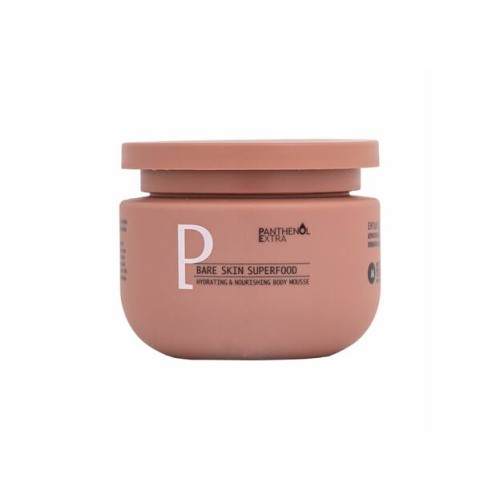 Panthenol Extra Bare Skin Superfood Body Mousse Ενυδατικό Mousse Σώματος για Ξηρές & Αφυδατωμένες Επιδερμίδες 250ml
