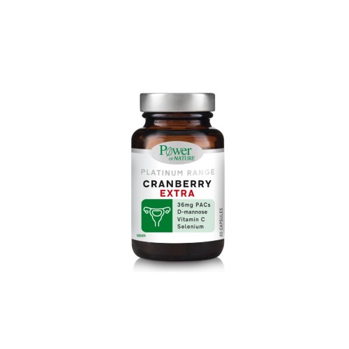 Power Of Nature Platinum Range Cranberry Extra 36mg  30Caps