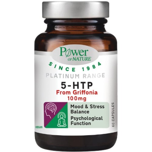 Power of Nature Platinum Range 5-HTP From Griffonia 100mg 60Caps