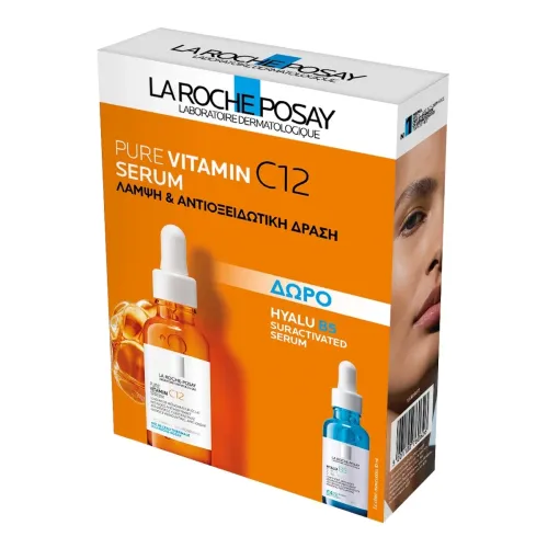 La Roche Posay Pure Vitamin C12 Serum 30ml + Δώρο Hyalu B5 Suractivated Serum 10ml