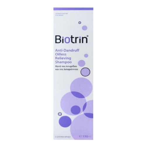 Biotrin Anti-Dandruff Oilless Relieving Shampoo Σαμπουάν Κατά της Πιτυρίδας και της Λιπαρότητας 150ml