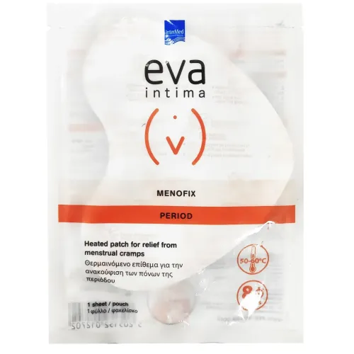 Eva MenoFix Patch Θερμαινόμενο Επίθεμα Για Πόνους Περιόδου 1τμχ