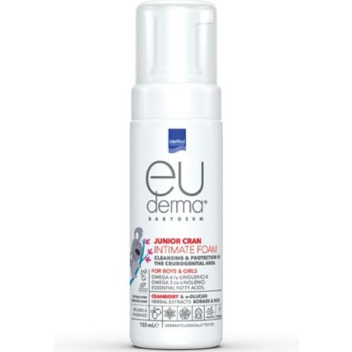 Euderma Babyderm Junior Cran Intimate Foam 150ml