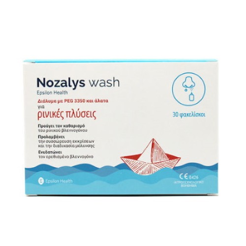 Nozalys Wash Ρινικές Πλύσεις 30 Φακελίσκοι 