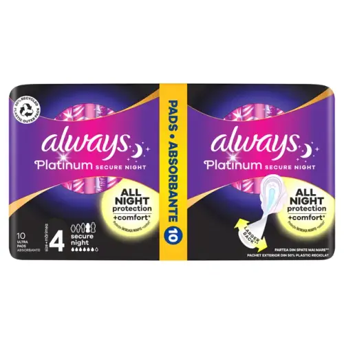 Always Platinum Secure Night 4 10 Σερβιέτες