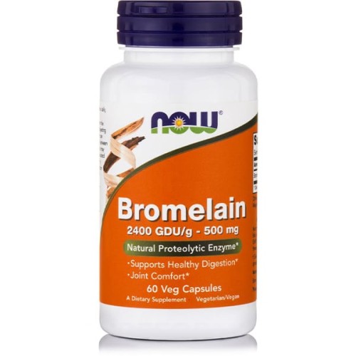 Now Bromelain 2400GDU/g - 500mg 60Caps