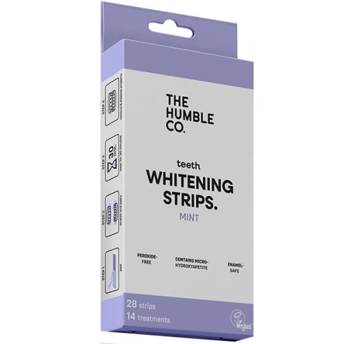 The Humble Co. Whitening Teeth Strips Fresh Mint Ταινίες Λεύκανσης Δοντιών με Γεύση Μέντα 28τεμ