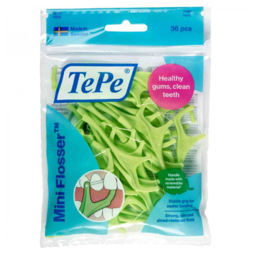 TePe MINI FLOSSER Οδοντικό Νήμα με Λαβή 36pcs
