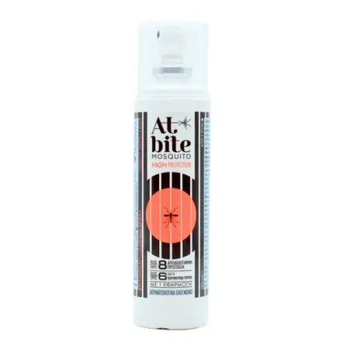 At Bite Mosquito High Protection Εντομοαπωθητικό Προσώπου & Σώματος 100ml