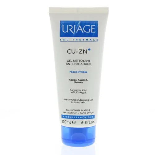 Uriage  Cu-Zn Gel Nettoyant 200ml