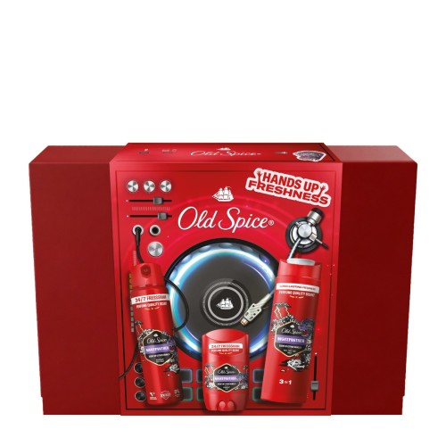 Old Spice Nightranther Set Deodorant Stick 50ml + Shower Gel + Shampoo 250ml & Deodorant Body Spray 150ml