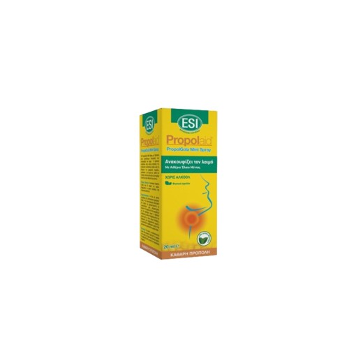 Esi Propolaid Mint Spray Ανακουφίζει Τον Λαιμό Με Αιθέριο Έλαιο Μέντας 20ml