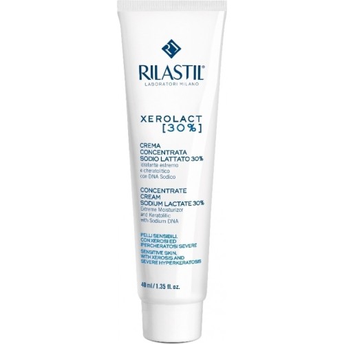 Rilastil Xerolact 30% Concentrate Cream Συμπυκνωμένη Κρέμα Για Την Ξηροδερμία Και Δέρμα Με Τάση Υπερκεράτωσης 40ml