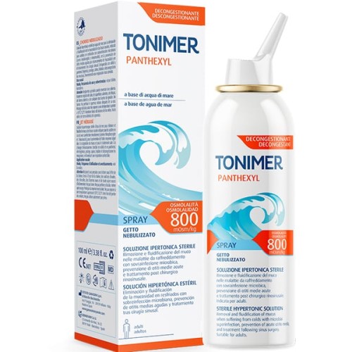 Tonimer Panthexyl Spray 800 Υπέρτονο Διάλυμα με Θαλασσινό Νερό 100ml