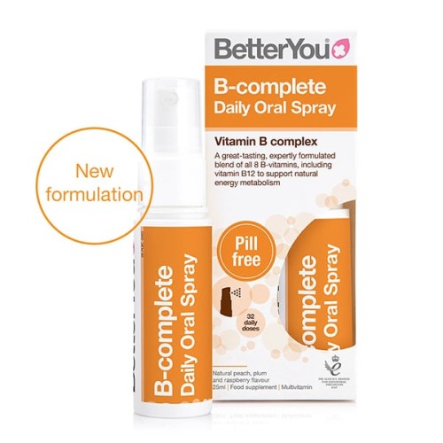 BetterYou B-Complete Spray (128 Ψεκασμοί) με 8 Βιταμίνες του Συμπλέγματος B 25ml