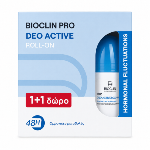 Bioclin Pro Deo Active Roll-On 48h 50ml 1+1 Δώρο