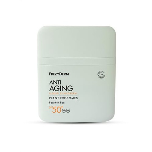 Frezyderm Sunscreen Anti-Aging Liquid Plant Exosomes SPF50 Αντηλιακό Προσώπου Με Φυτικά Εξωσώματα 50ml