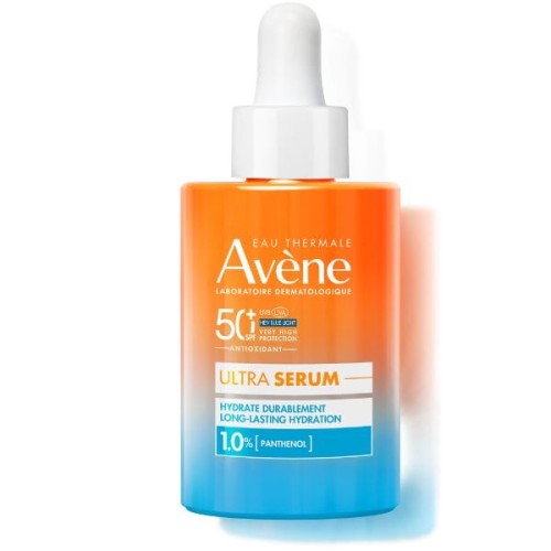 Avene Ultra Serum SPF50+ Aντηλιακός Ορός Προσώπου για Ενυδάτωση Μακράς Διαρκείας με Πανθενόλη 30ml
