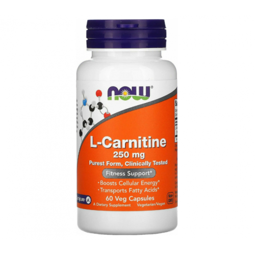 Now L-Carnitine 250mg 60caps