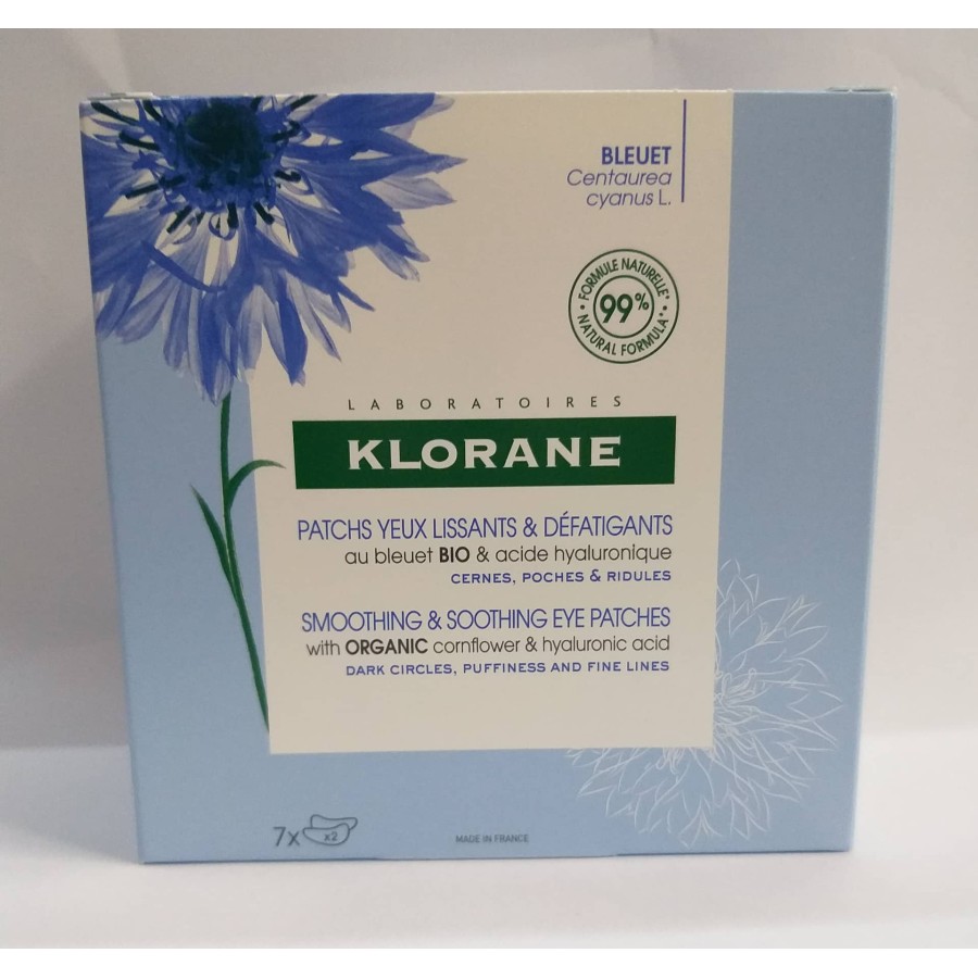 Klorane Smoothing & Soothing Eye Patches 7τμχ ανά 2Ζεύγη