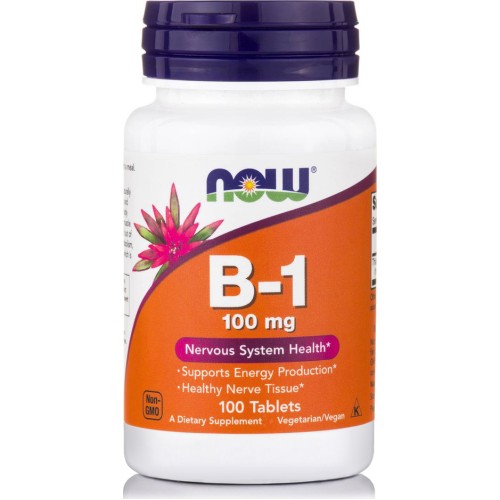 Now Vitamin B-1 100mg 100Tabs