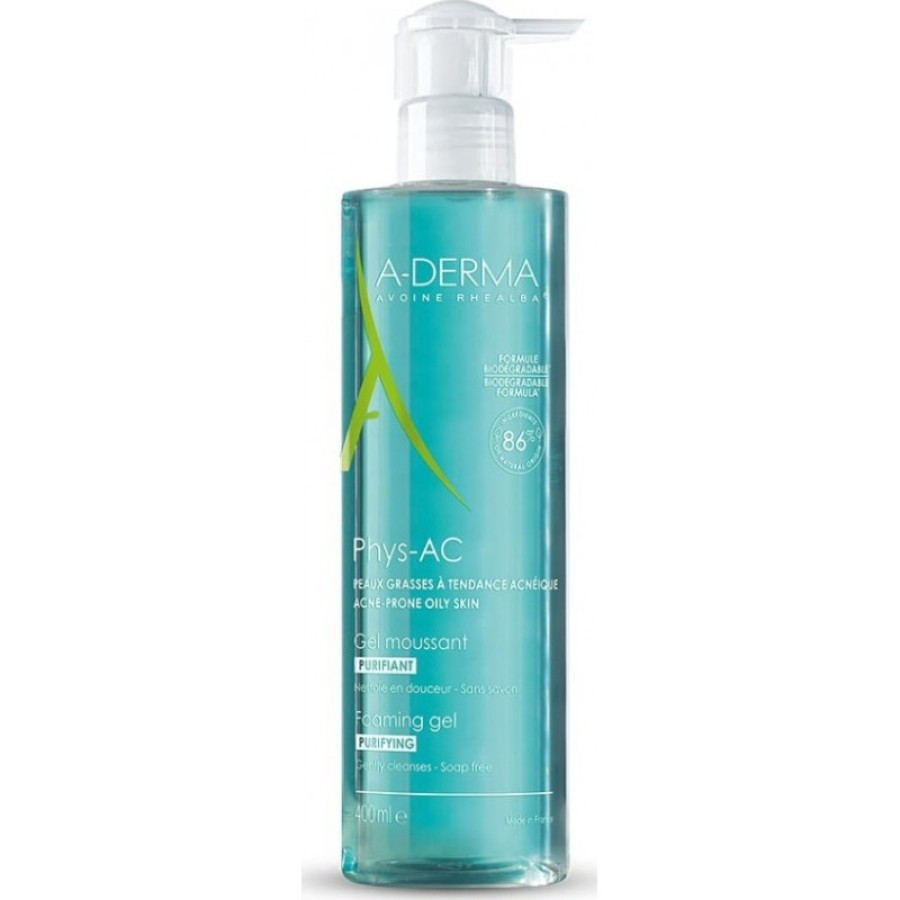 A-Derma Phys-AC Foaming Gel Purifying 400ml
