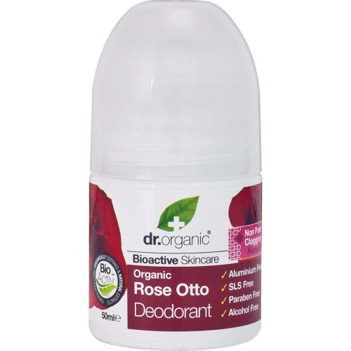 Dr. Organic Rose Otto Roll-On 50ml