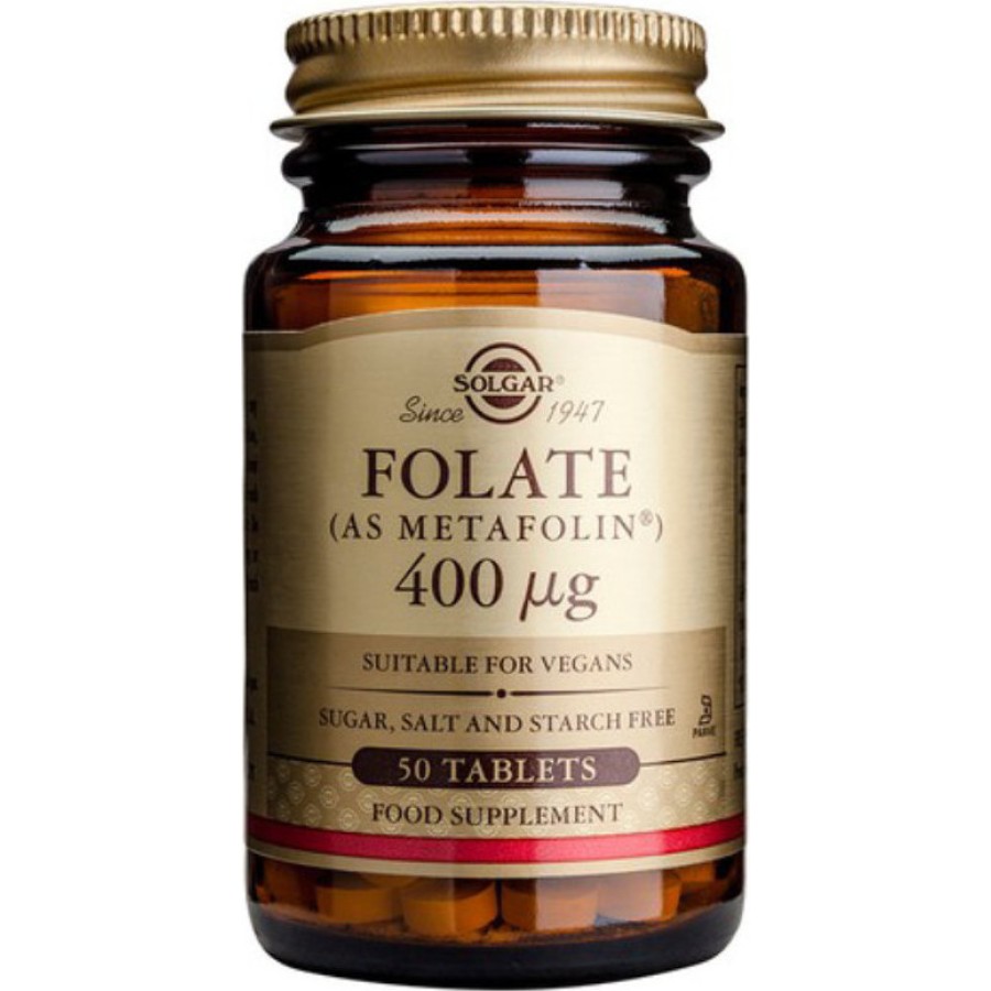 Solgar Folate (Metafolin) 400 μg 50 tabs