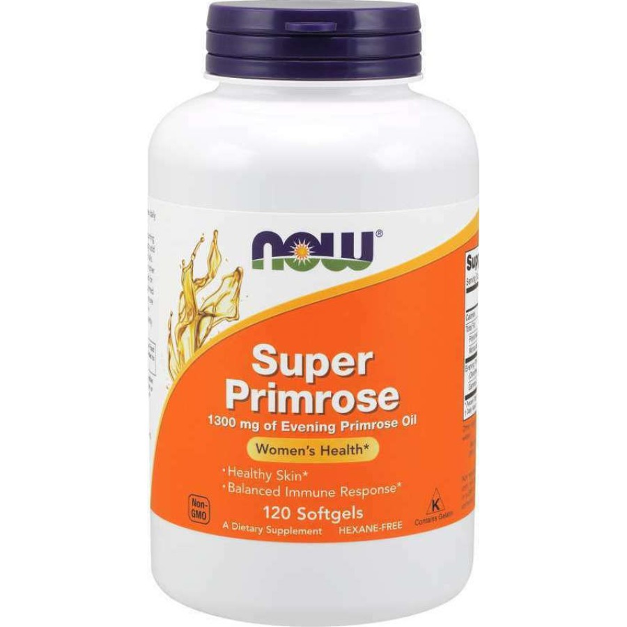 Now Foods Super Primrose 1300mg, 60 softgels