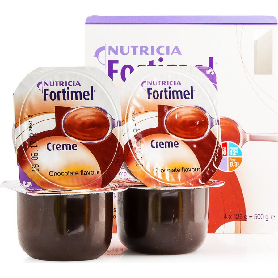 Nutricia Fortimel Creme Σοκολάτα 4x125gr 