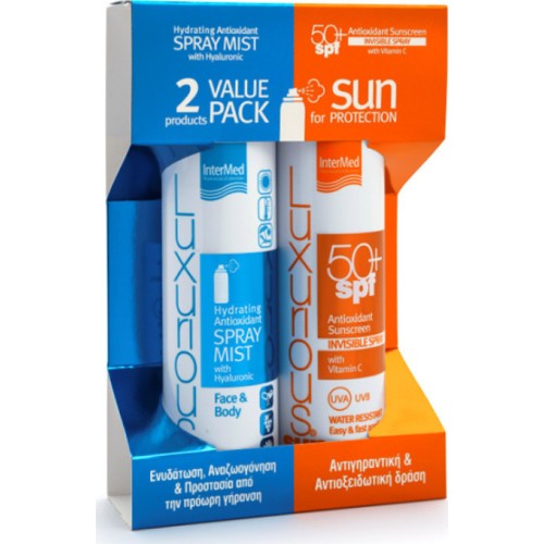 Luxurious Hydrating Antioxidant Mist  200ml + Sunscreen Invisible Spray SPF50 200ml