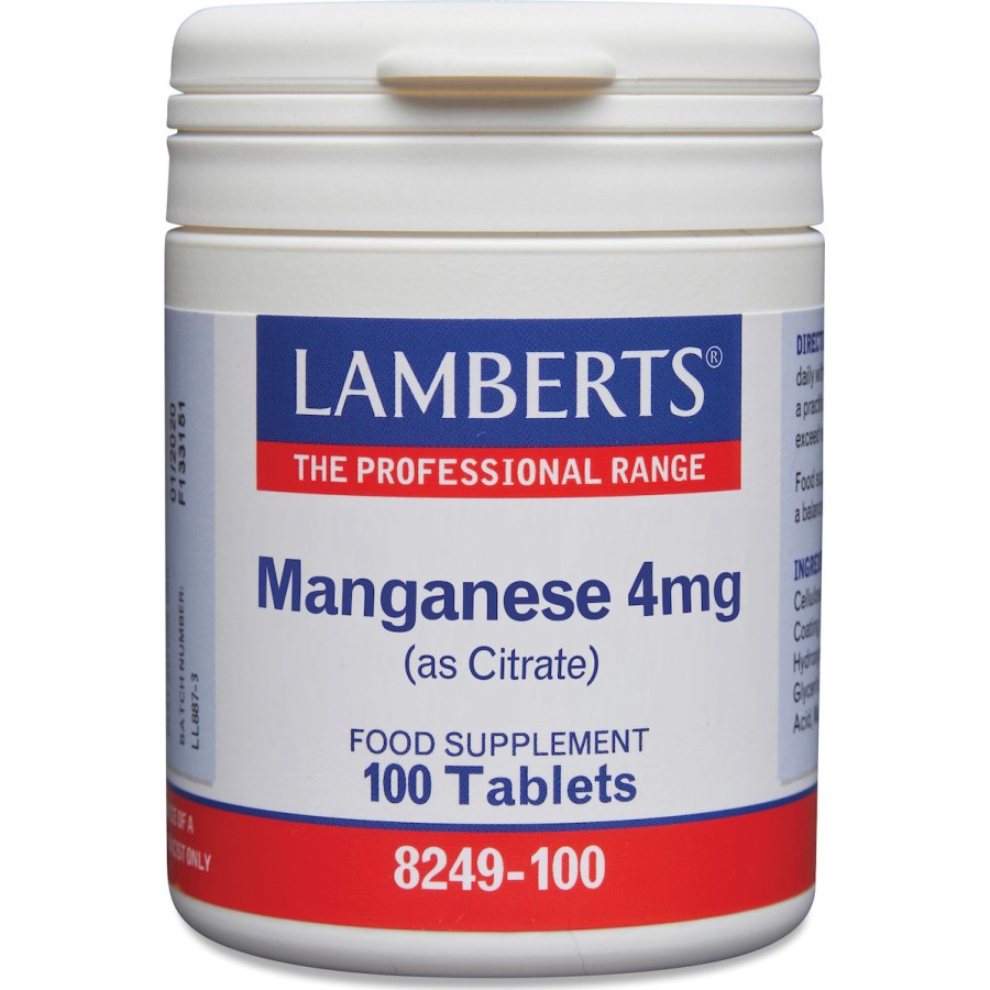 Lamberts Manganese 4mg 100tabs 