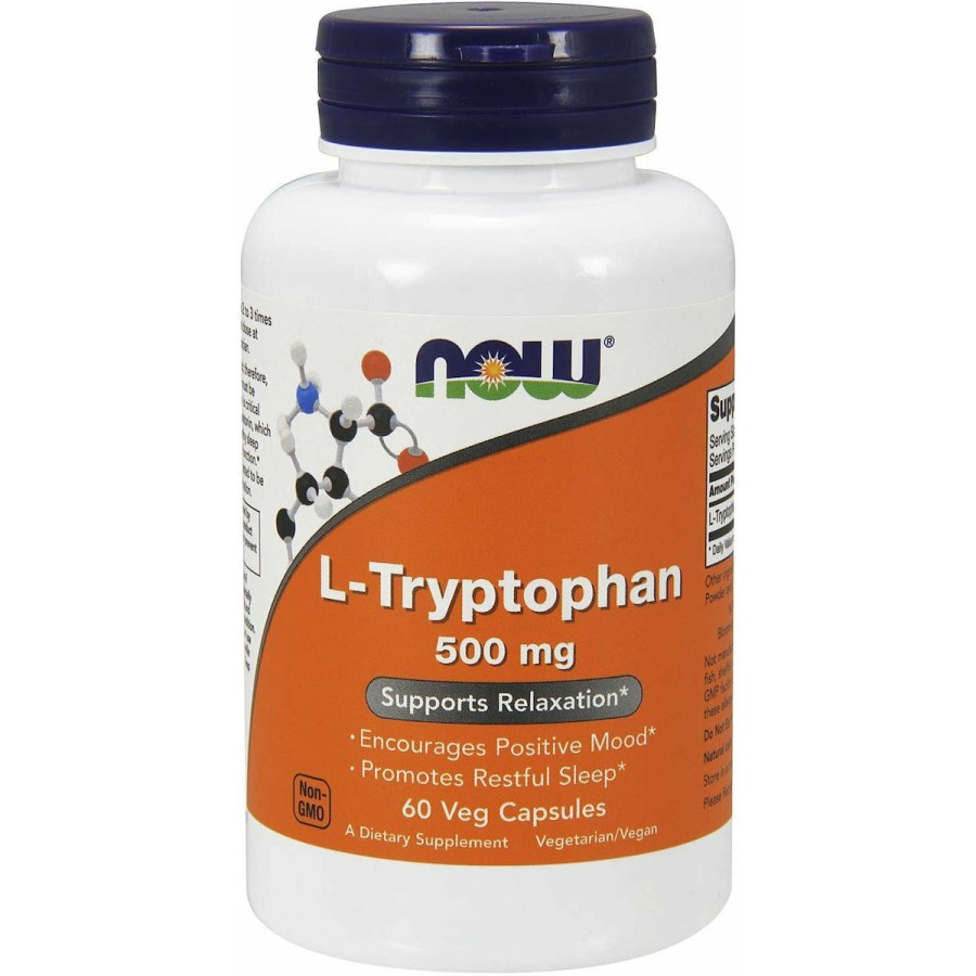Now L-Tryptophan 500 mg 60 vcaps