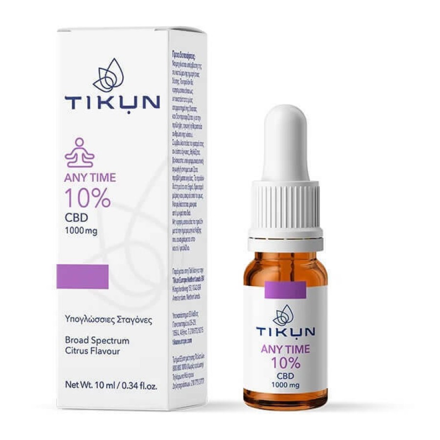 Tikun Any Time 10% Υπογλώσσιες Σταγόνες 10ml
