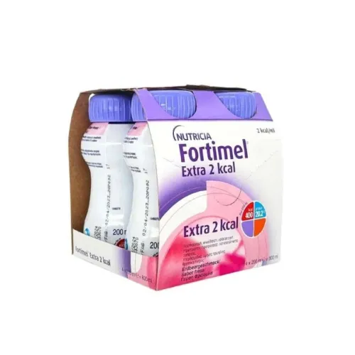 Nutricia Fortimel Extra Φράουλα 2kcal 4 x 200ml