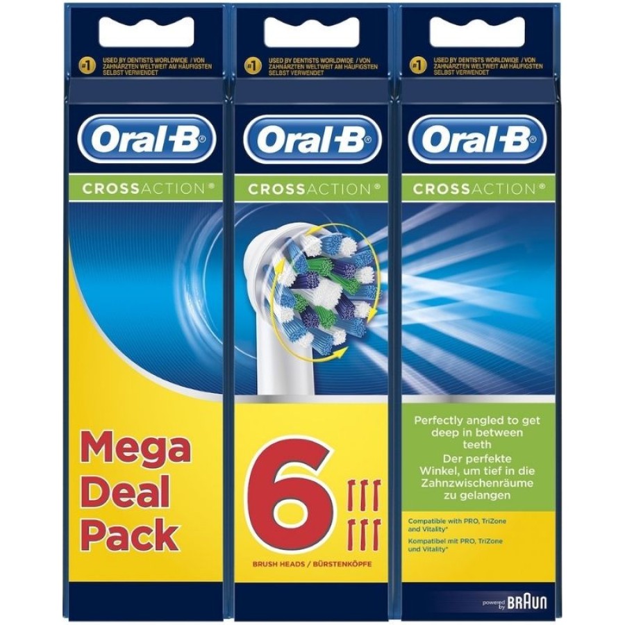 Oral-B Cross Action Mega Deal Pack 1x6 