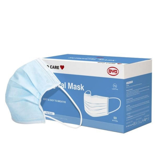 Χειρουργικές μάσκες μιας χρήσεως 50τμχ 