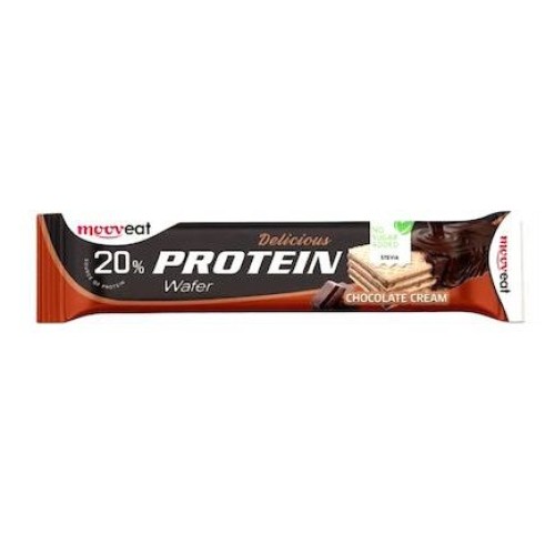 Mooveat Delicious Protein Wafer Μπάρα με 20% Πρωτεΐνη & Γεύση Chocolate Cream 46gr