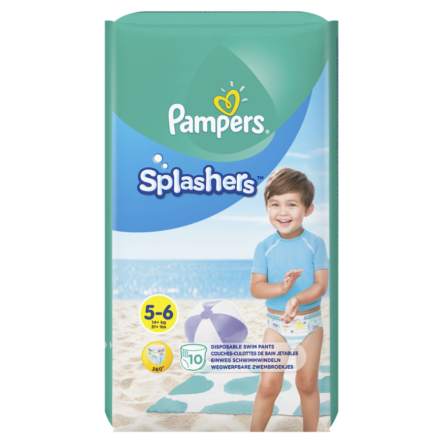 Pampers Splashers 5-6 14+kg 10Tεμ