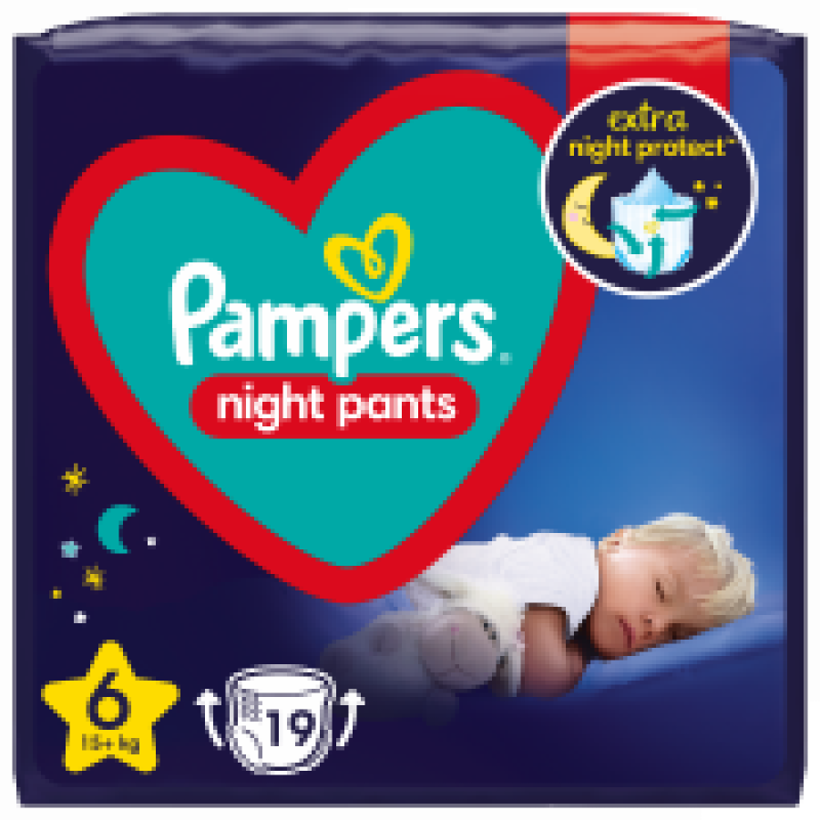 Pampers Night Pants No6 15+ 19τμχ