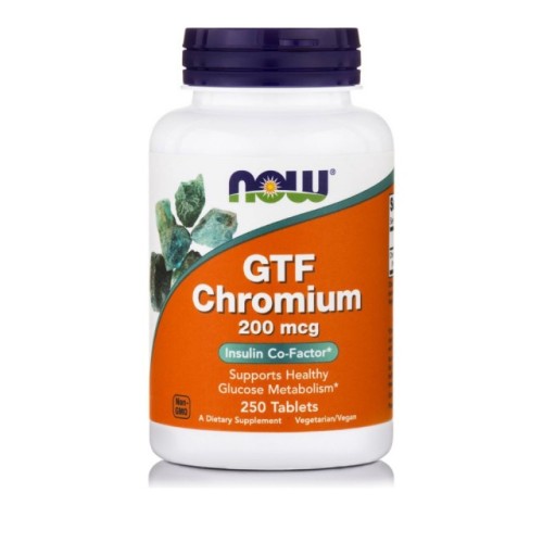 Now GTF Chromium 200mcg 250tabs