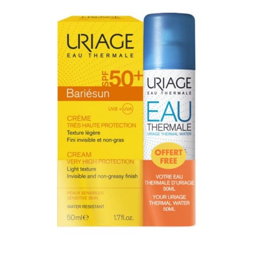 Uriage Bariesun Creme SPF50 50ml + Δώρο Eau Micellaire Thermale 50ml