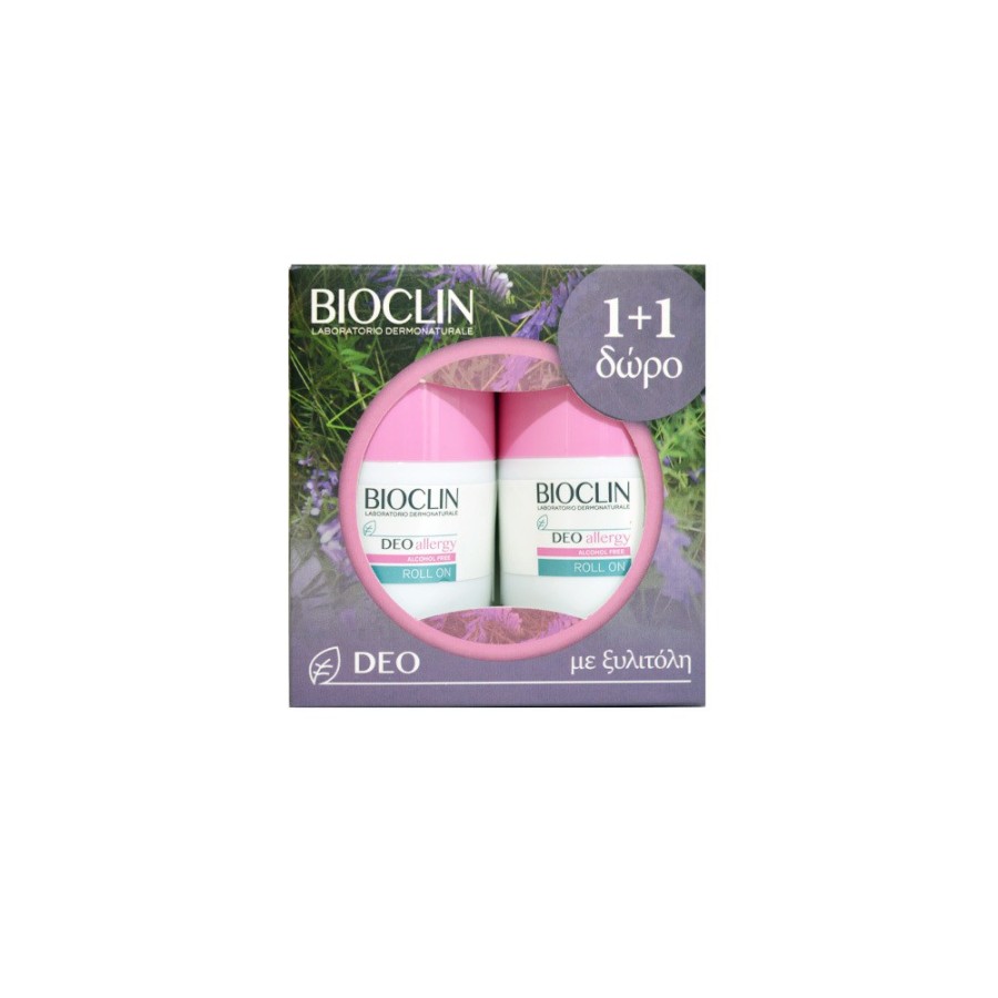 Bioclin Promo (1+1 Δώρο) Deo Allergy Alcohol Free Roll-On Αποσμητικό 50ml Bioclin Promo (1+1 Δώρο) Deo Allergy Alcohol Free Roll-On Αποσμητικό 50ml