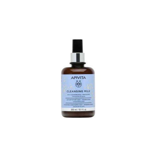 Apivita Cleansing Milk 3 IN 1 Face & Eyes 300ml (Limited Edition)