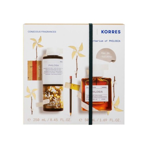 Korres Fragrance Set Philosia Eau De Toilette 50ml + Αφρόλουτρο 250ml