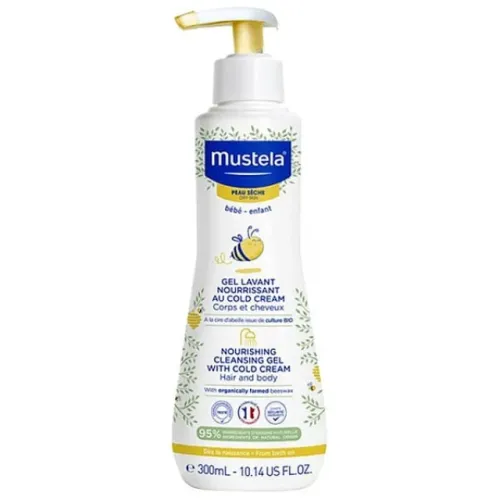 Mustela Bebe Nourishing Cleansing Gel With Cold Cream 300ml