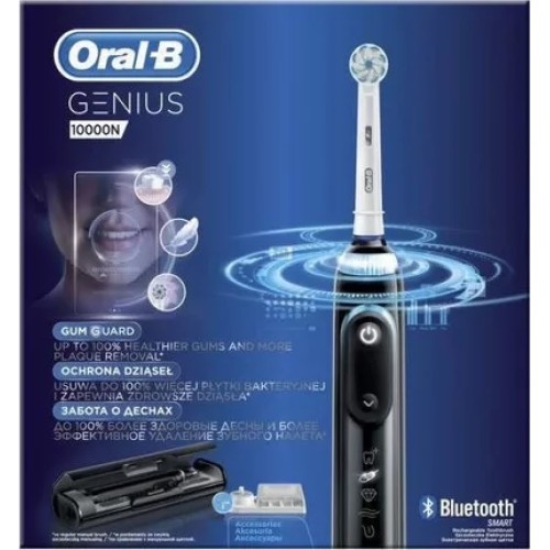 Oral-B Genius 10000N Black Ηλεκτρική Οδοντόβουρτσα