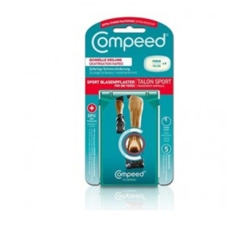 Compeed Επιθέματα Φτέρνας για Φουσκάλες από Σπορ 5 επιθέματα.