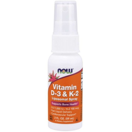 Now Vitamin D-3 & K2 Λιποσωμιακό Spray 59ml