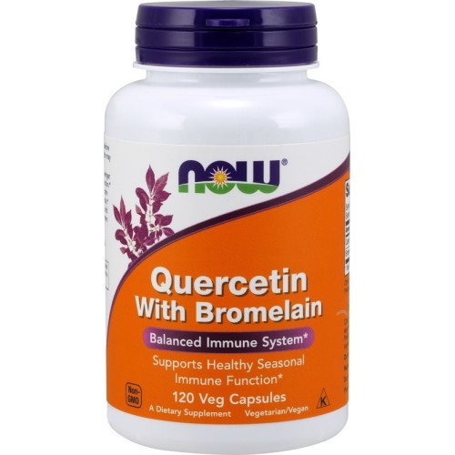 Now Quercetin With Bromelain 120 Caps